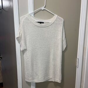 Cable & Gauge Cream Knit Sweater
